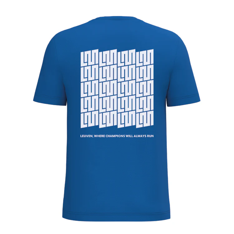 Leuven Marathon - Runners shirt blue (men) - Image 2