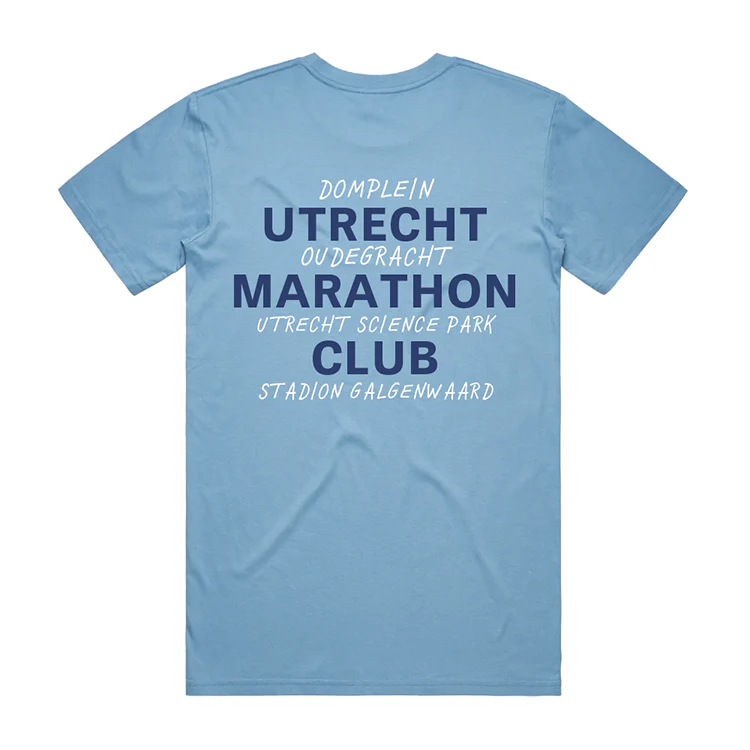 HiPRO Utrecht Marathon Club - T-shirt blue